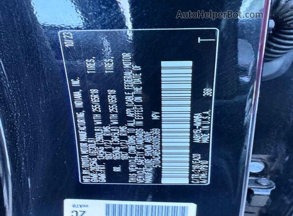 5TDACAB5XRS005369 2024 TOYOTA GRAND Black Вид підкапотного простору