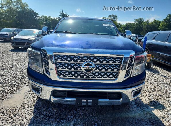 1N6BA1F48GN514954 2016 NISSAN TITAN Синий Вид сзади