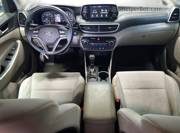 KM8J3CA40KU898024 2019 HYUNDAI TUCSON Silver Instrument cluster view