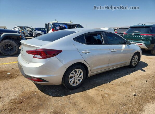 5NPD74LF9KH482297 2019 HYUNDAI ELANTRA Silver წინა მარჯვენა