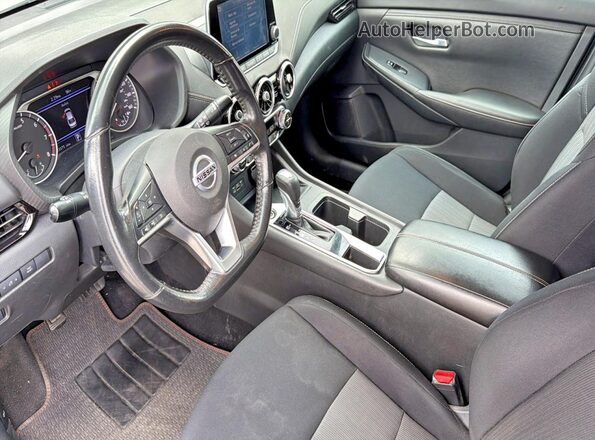 3N1AB8CVXMY301474 2021 NISSAN SENTRA Burgundy Vista de los asientos traseros