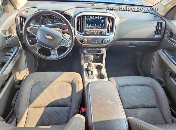 1GCGSCEN2J1258837 2018 CHEVROLET COLORADO Синий Вид щитка приборов