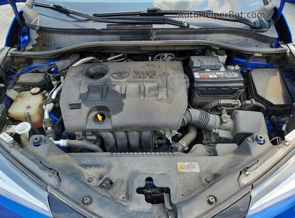 NMTKHMBX3JR037916 2018 TOYOTA C-HR Blue VIN კოდის სტიკერის ხედი