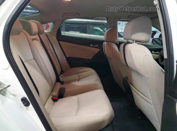 19XFC2F75HE228225 2017 HONDA CIVIC White Widok wnętrza z tyłu