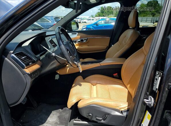 YV4BC0PL4H1114263 2017 VOLVO XC90 Black Вид панелі приладів