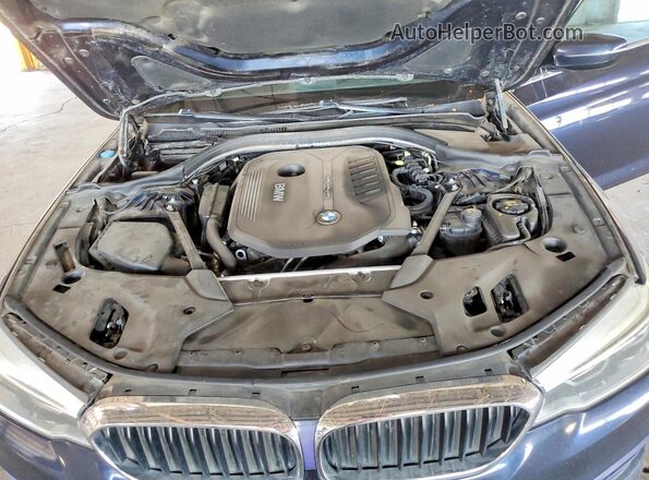 WBAJE5C33HG914221 2017 BMW 5 SERIES Синий Вид подкапотного пространства