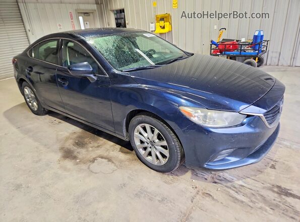 JM1GJ1U55G1473808 2016 MAZDA 6 Blue Դիմացի տեսք