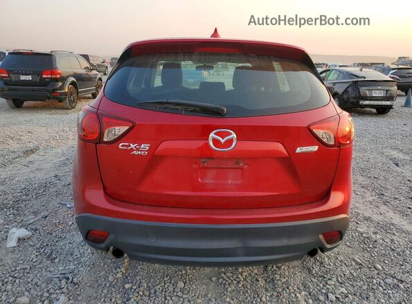 JM3KE4BY9G0798021 2016 MAZDA CX-5 Red წინა სალონის ხედი