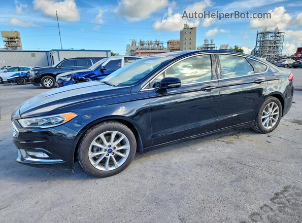 3FA6P0HD3HR244451 2017 FORD FUSION Black უკანა მარცხენა