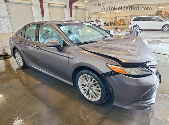 4T1B21HK1KU513862 2019 TOYOTA CAMRY Gray Вид спереду