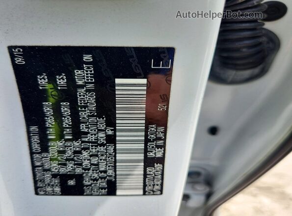 JTJBM7FX1G5124461 2016 LEXUS GX Белый Вид наклейки с VIN-кодом