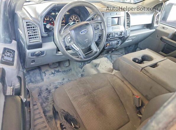 1FTFX1E58JKC65688 2018 FORD F150 Silver Vista del cuadro de instrumentos