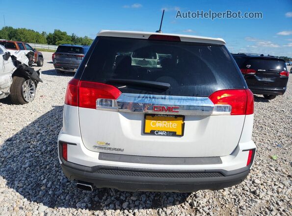 2GKALMEK8H6346639 2017 GMC TERRAIN White წინა სალონის ხედი