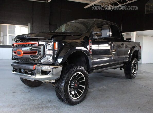 1FT8W2BT4MED15543 2021 FORD F250 Black უკანა მარჯვენა