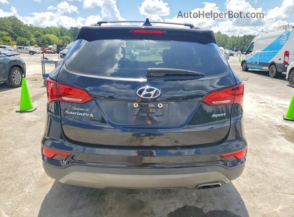 5XYZU3LB9JG534460 2018 HYUNDAI SANTA FE Black Սալոնի դիմացի տեսք
