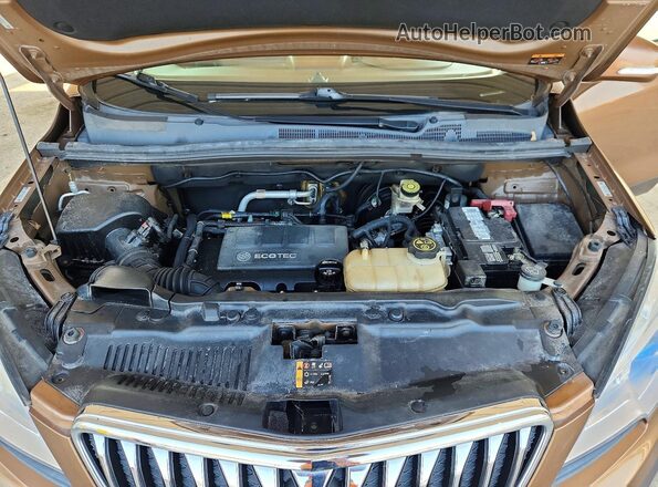 KL4CJHSBXGB644198 2016 BUICK ENCORE Коричневый Вид подкапотного пространства