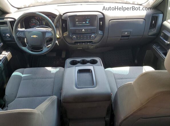 2GCRCNEC9K1187678 2019 CHEVROLET SILVERADO White Вид щитка приладів