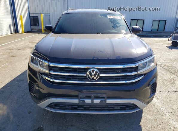 1V2WR2CA6MC576324 2021 VOLKSWAGEN ATLAS Black Widok z tyłu