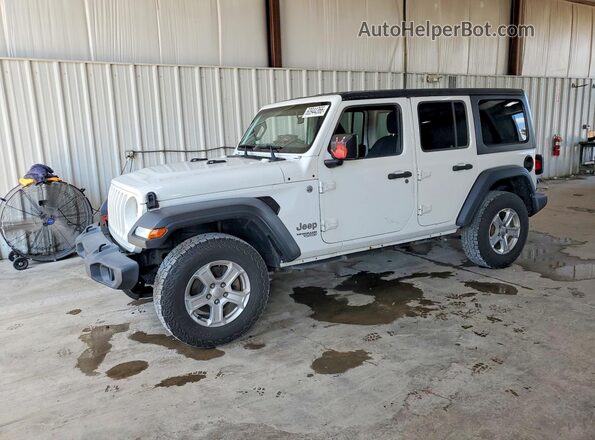 1C4HJXDG4JW122892 2018 JEEP WRANGLER White Rear left