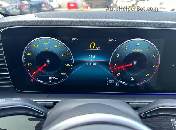4JGFB4KB3LA196603 2020 MERCEDES-BENZ GLE-CLASS Черный Вид панели приборов