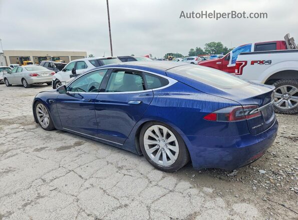 5YJSA1E21HF202865 2017 TESLA MODEL Blue უკანა მარჯვენა
