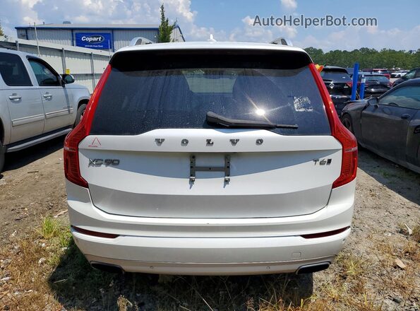 YV4A22PK9G1065903 2016 VOLVO XC90 White Vista interior delantera