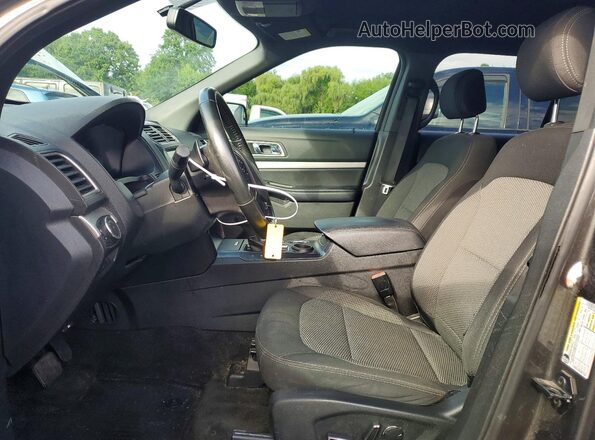 1FM5K7D85HGC64662 2017 FORD EXPLORER Charcoal Widok deski rozdzielczej