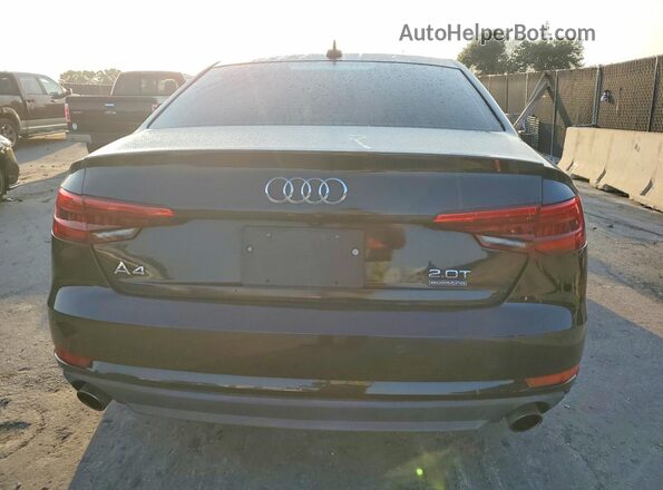WAUANAF40HN007631 2017 AUDI A4 Black Вид салону спереду