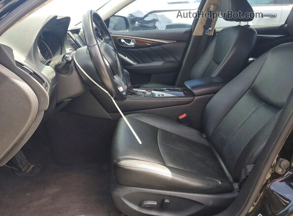 JN1EV7AP9GM555403 2016 INFINITI Q50 Black Առջևի վահանակի տեսք