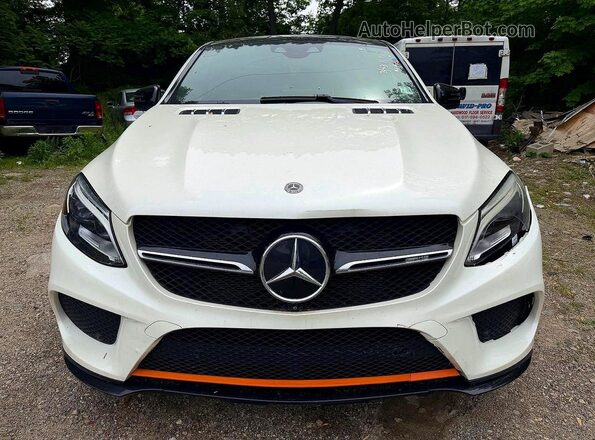 4JGED6EB2KA147842 2019 MERCEDES-BENZ GLE White Engine compartment view