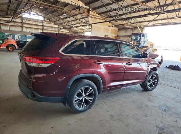 5TDBZRFH7HS467148 2017 TOYOTA HIGHLANDER Burgundy Delantero derecho