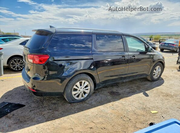 KNDMB5C14G6088507 2016 KIA SEDONA Черный Передняя правая четверть