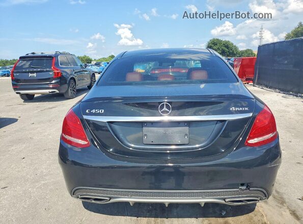 55SWF6EB1GU103007 2016 MERCEDES-BENZ C-CLASS Black Front interior view