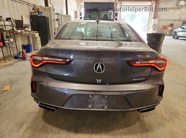 19UUB6F44NA001275 2022 ACURA TLX Gray Widok wnętrza z przodu