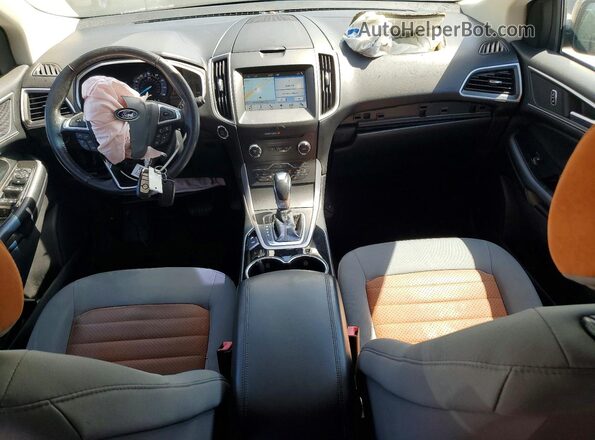2FMPK3J96JBB10392 2018 FORD EDGE Белый Вид щитка приборов
