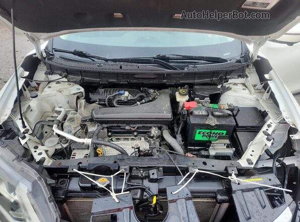 JN8AT2MV9HW018989 2017 NISSAN ROGUE Белый Вид наклейки с VIN-кодом