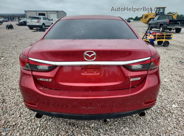 JM1GJ1U56G1407252 2016 MAZDA 6 Red Widok wnętrza z przodu