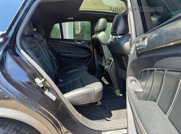 4JGED7FB7GA020743 2016 MERCEDES-BENZ GLE Black Vista trasera