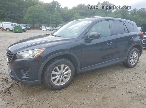 JM3KE4CYXG0779590 2016 MAZDA CX-5 Black უკანა მარცხენა