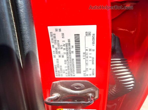 1FTEW1E43KKF31769 2019 FORD F150 Red Vista interior trasera