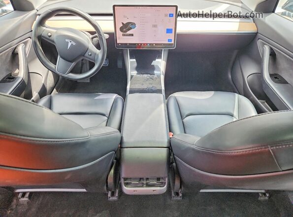 5YJ3E1EA6KF398213 2019 TESLA MODEL Black Vista del cuadro de instrumentos