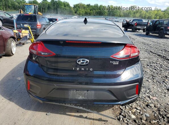 KMHC65LC7KU163380 2019 HYUNDAI IONIQ Black Widok wnętrza z przodu