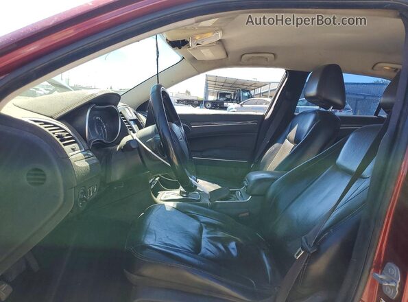 2C3CCAAG1GH206928 2016 CHRYSLER 300 Burgundy Widok wnętrza z przodu