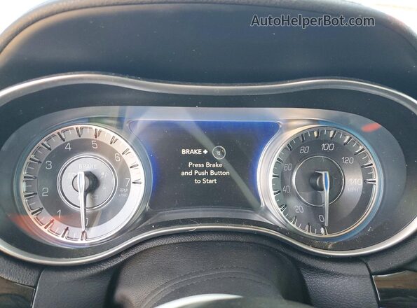 2C3CCAAG1PH677171 2023 CHRYSLER 300 Blue Вид щитка приладів