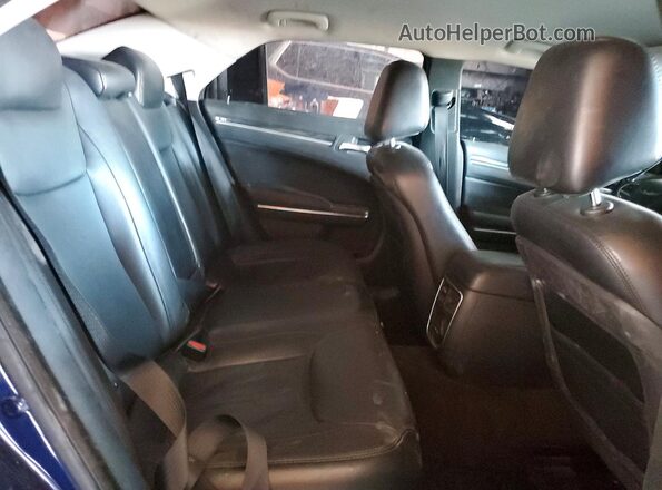 2C3CCAAG2GH224192 2016 CHRYSLER 300 Blue Vista de los asientos traseros