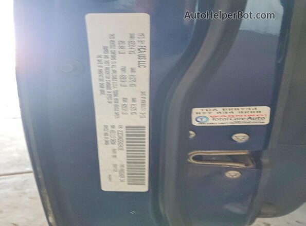 2C3CCAAG2GH224192 2016 CHRYSLER 300 Blue Vista de la etiqueta del VIN