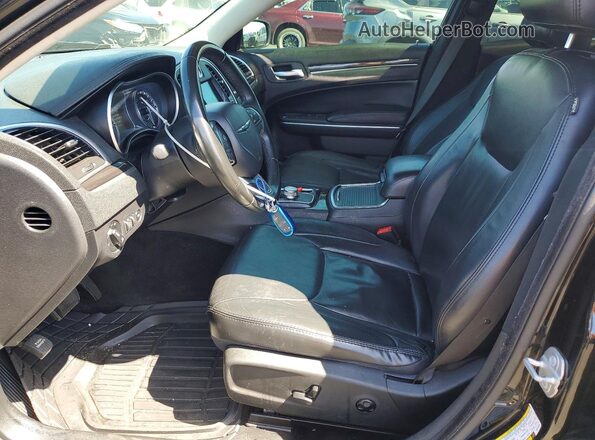 2C3CCAAG2GH234091 2016 CHRYSLER 300 Black წინა სალონის ხედი