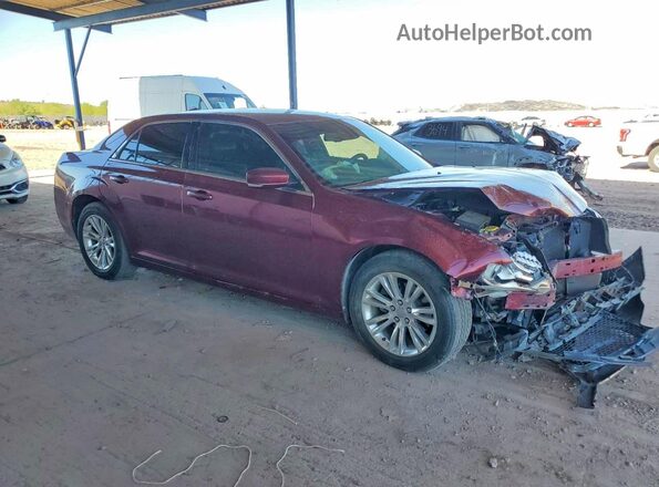 2C3CCAAG2MH509177 2021 CHRYSLER 300 Бордовый Передняя правая четверть