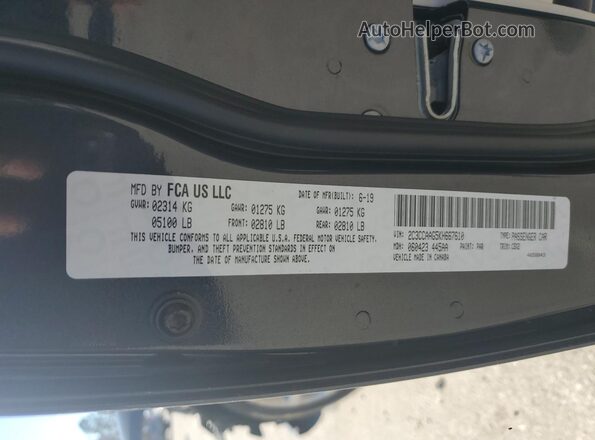 2C3CCAAG5KH667610 2019 CHRYSLER 300 Black ძრავის განყოფილების ხედი