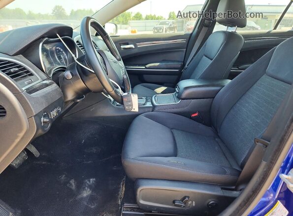 2C3CCAAG6KH666255 2019 CHRYSLER 300 Blue წინა სალონის ხედი